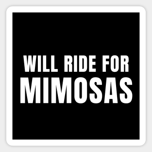 Mimosas and Bikes Cycling Shirt for Her, Cute Cycling, Quirky Cycling Shirt, Ride for Mimosas, Bikes and Mimosas, Mimosa Shirt, Mimosa Love Magnet